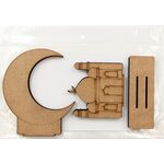 Wooden Moonlight Mosque Deco Stand - Pack of 5 - Raya With Elegance! - Packaging Back