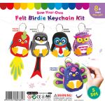 Felt Birdie Keychain - Pack of 5