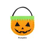 Felt Candy Bag - Jack-o-Lantern Pumpkin
