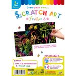 Scratch Art Freehand - Pack of 10 - Medium Size