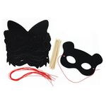 Scratch Art Mask Kit - Pack of 10