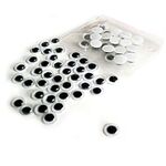 8mm Wiggly Eye Pack of 100