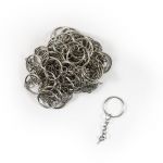 Clay Keychain Ring Pack of 50