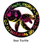 Scratch Art Merdeka - Penyu / Sea Turtle