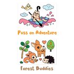Have Fun Tracing! Puss on Adventure and Forest Buddies