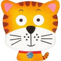 Sand Art Animals Deco Board - Tabby Kitty