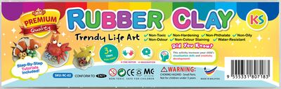 Rubber Clay - Premium 8 Colours