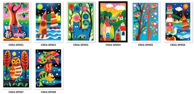 Creative Sand Art Cards - Large