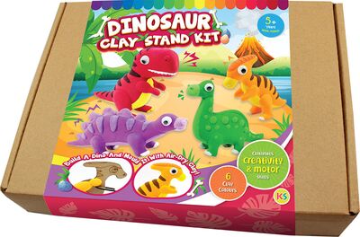 Dinosaur Clay Stand Kit - Box Packaging