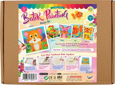 *NEW* Batik Painting Small - Family Fun Pack Series - House Pet