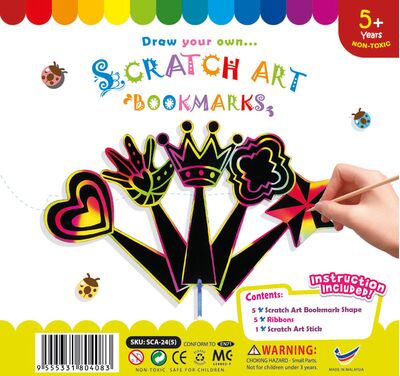 Scratch Art Bookmark Kit