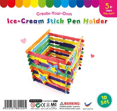 Ice-Cream Stick Pen Holder - Pack of 10