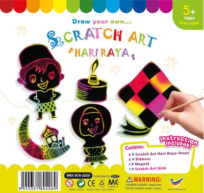 Scratch Art Hari Raya Kit