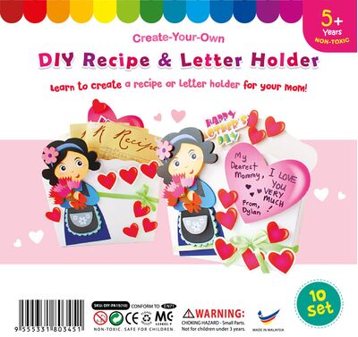 Mother's Letter and Recipe Holder - Pack of 10