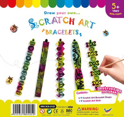 Scratch Art Bracelet Kit