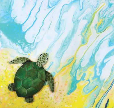Washable Pour Art Paint - Turtle Art