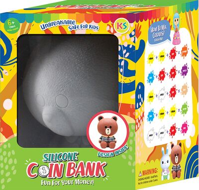 Silicone Coin Bank Painting Series E Kit