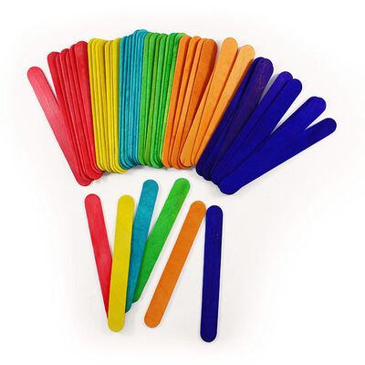 Ice Cream Stick 150mm Colour - Pack of 50