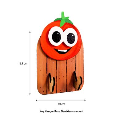 3D Vegetable Key Hanger - Size