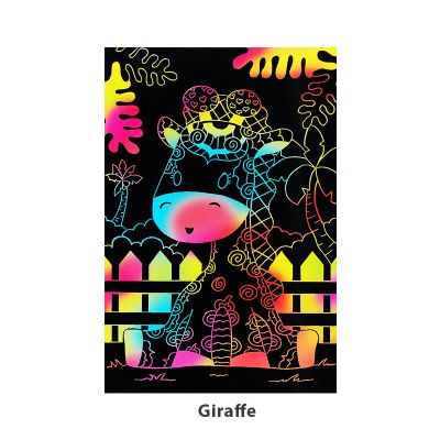 Tangle Scratch Art - Jungle Animal Kit - Giraffe