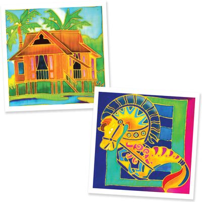 Batik Painting 2-in-1 Box Kit - Set 13