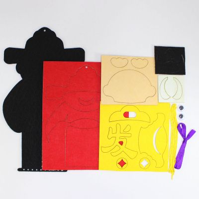 Felt Chinese New Year Wall Deco Pack of 2 - Contents