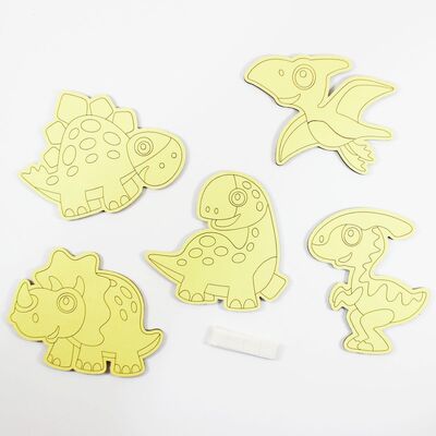 5-in-1 Sand Art Dino Board - Loose - Contents