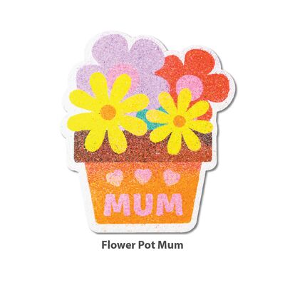 5-in-1 Sand Art Mother's Day Board - Flower Pot Mum5-in-1 Sand Art Mother's Day Board - Loose