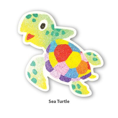 5-in-1 Sand Art Sealife Board - Sea Turtle