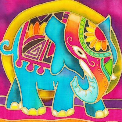 Batik Painting - Elephant
