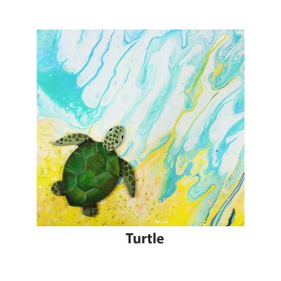 Canvas Pouring Art Box Set - Turtle
