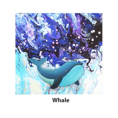 Canvas Pouring Art Box Set - Whale