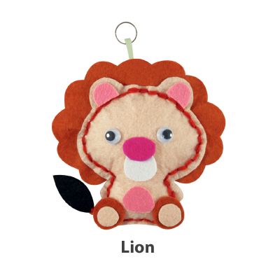 Felt Animal Plushie Kit - Lion