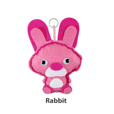 Felt Animal Plushie Kit - Rabbit