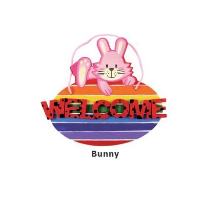Animal Door Sign Kit - Bunny