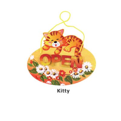 Animal Door Sign Kit - Kitty