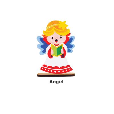 Christmas Paperclip Stand Pack of 5 - Angel