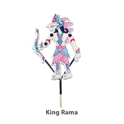 Wayang Kulit Paper Puppet Kit - King Rama