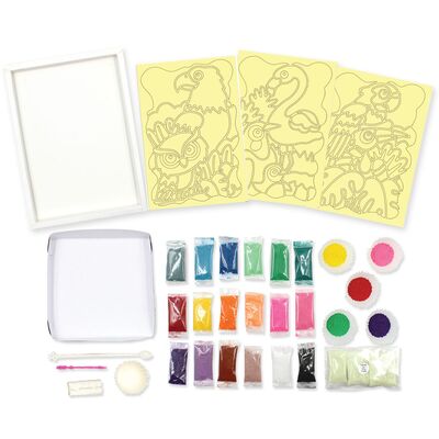 Glow-in-the-Dark Sand Art Set - Contents