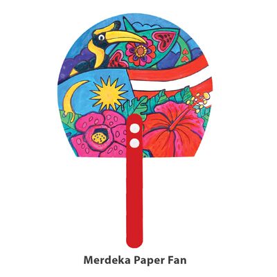 Merdeka Paper Fan