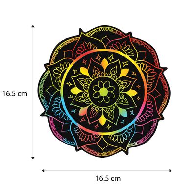 Scratch Art Mandala Kit - Size