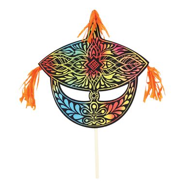 Scratch Art Traditional Wau Hand Stick Kit - 5 Designs!