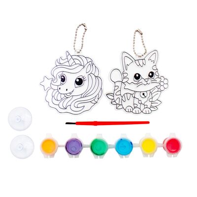 Suncatcher Board Deco Painting Suction Kit - Contents