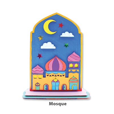 3D Raya Deco Stand Painting - Mosque
