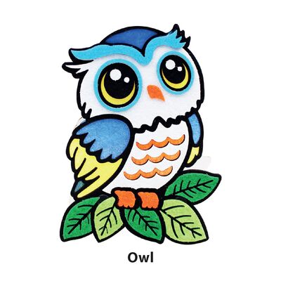 LED Cutie Felt Table Lamp Box Kit - Owl
