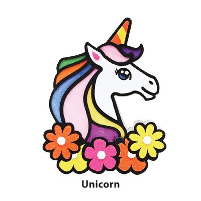 LED Cutie Felt Table Lamp Box Kit - Unicorn