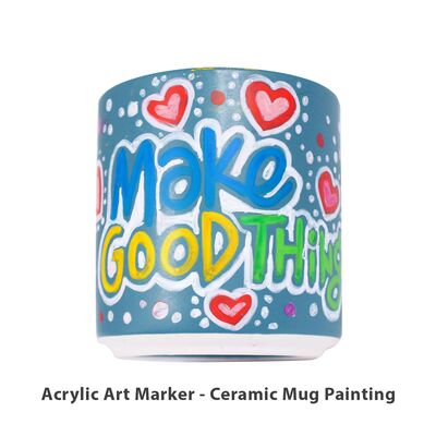 Acrylic Art Marker - Ceramic Mug Painting