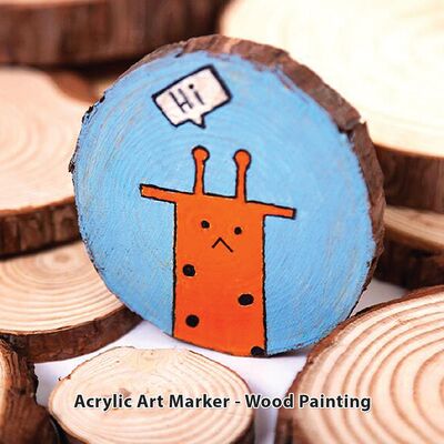 Acrylic Art Marker - Wood Painting
