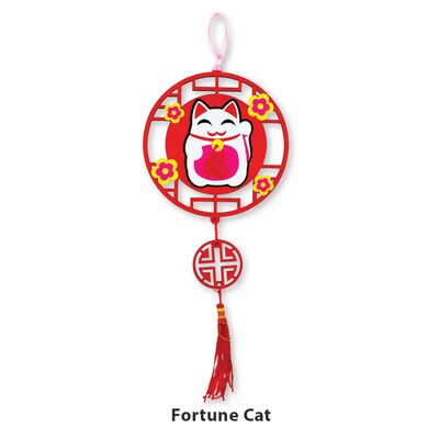 Felt Chinese New Year Hanging Deco Kit - Fortune Cat