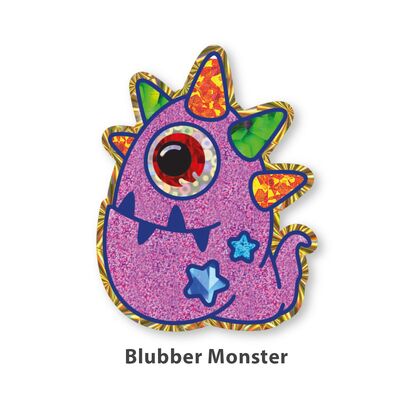 Foil Art 4-in-1 Monster Board Kit - Blubber Monster